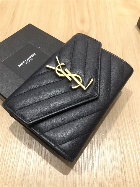 ysl short wallet